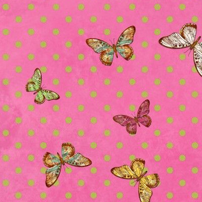 Polka Dot Butterfly Serenade