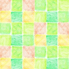 Spring Pastures Patchwork Picnic Cloth (original colours)