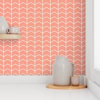 coral chevron