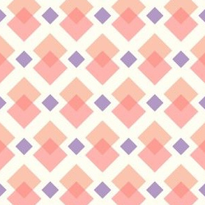 Pink and purple pastel squares