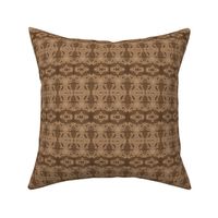 Lacy Brown Fractal Stripe