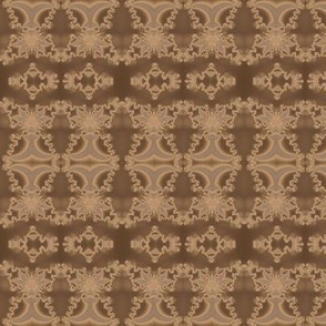 Lacy Brown Fractal Stripe