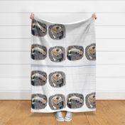 Three HYENA pillowcases