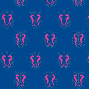 Sapphire seahorses