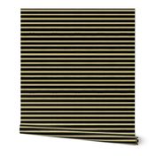 D8CC8C Gold and Black Parisian Steam Punk Stripe 