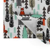 Woodland Christmas Trees - Multi by Andrea Lauren