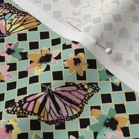 Spring Scratchboard Butterflies