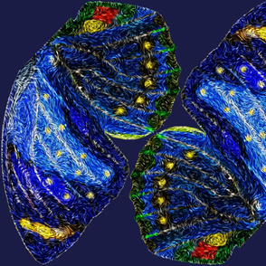 Van Gogh's Starry Night Butterfly Wings 