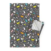 I love art class back to school artist art supply illustration pattern