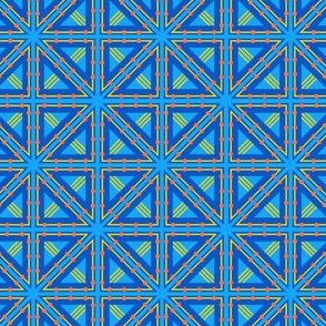 Kolonaki Triangles - Blue