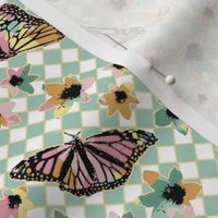 Spring Checkerboard Butterflies