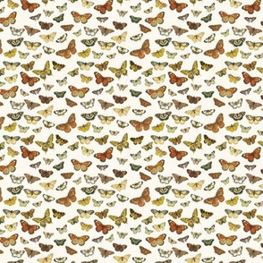 Flutter Butterflies, Natural // micro mini