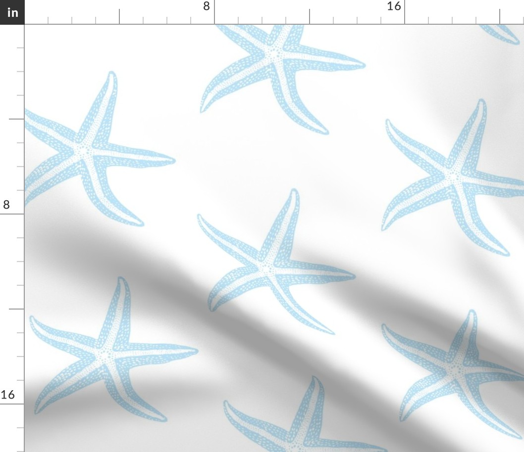 I wish upon a Baby Blue Starfish - Large Scale