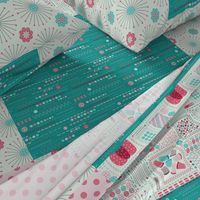 Sewing Notions YARD with Four prints (Lovely)