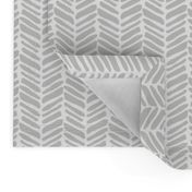 painted grey herringbone