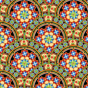 Westminster Mandala on black