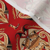 Lion Brocade