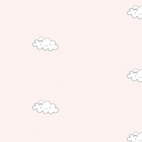 Clouds dots pink