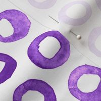 Purple Watercolor Circles