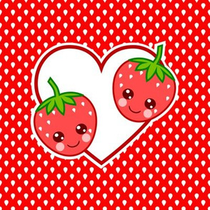 Strawberry Heart Patch