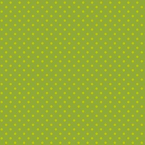 Grassy Green Polka Dots