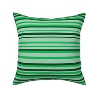 stripe_carlos- mint, forest green, leaf green