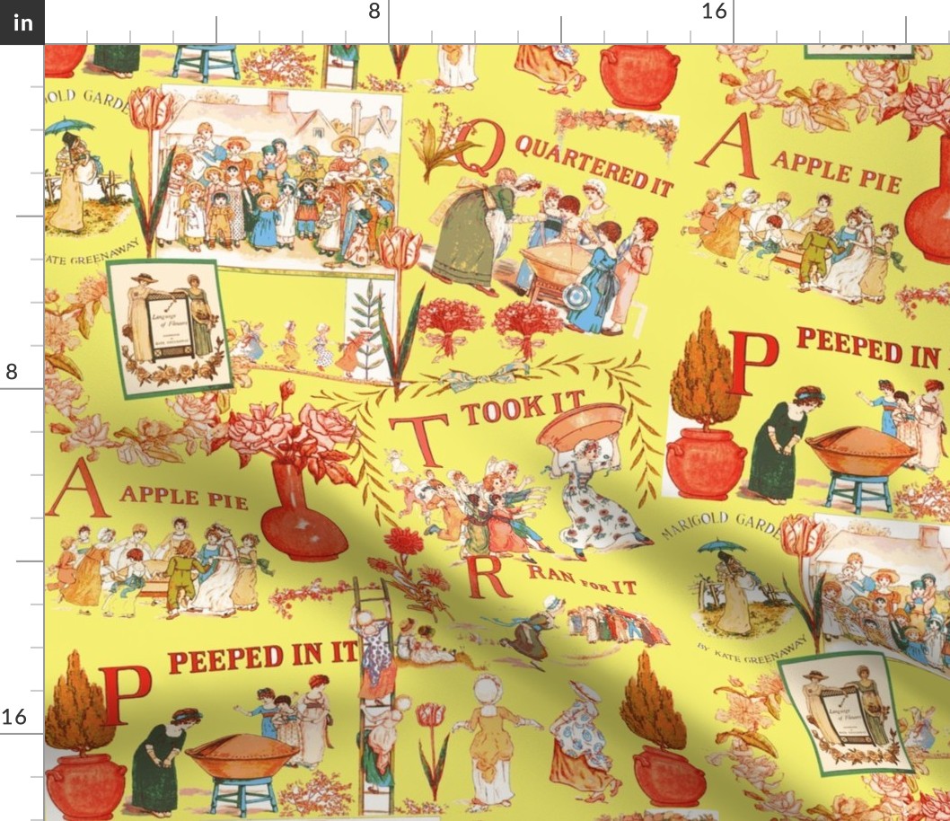 Kate Greenaway Tribute fabric