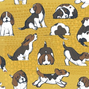 Beagle Puppies by Friztin