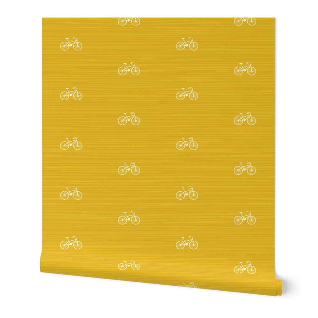 Bike on Yellow by Friztin
