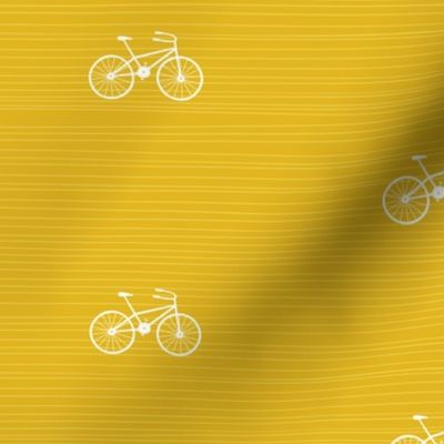 Bike on Yellow by Friztin