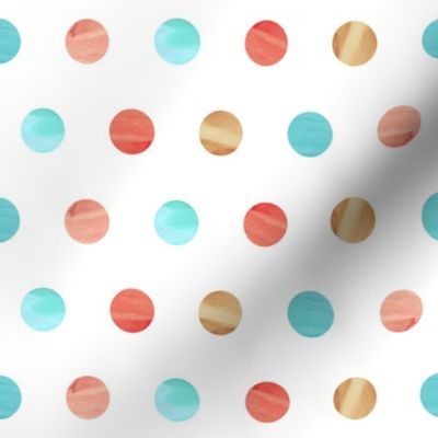Watercolor Polka Dot