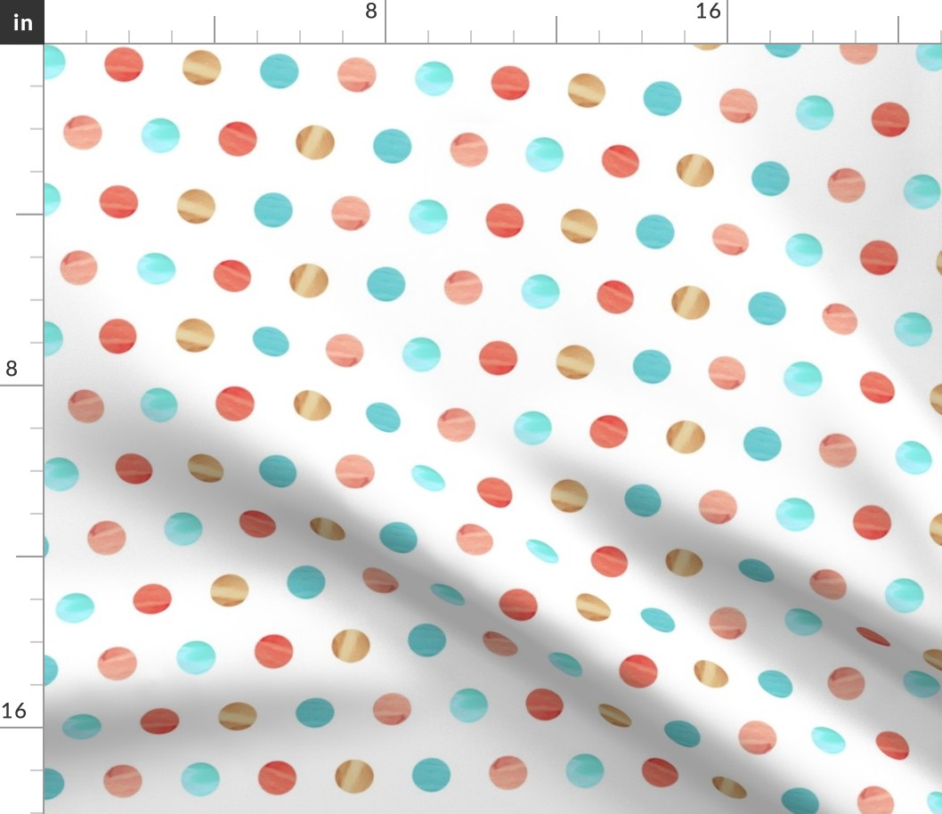 Watercolor Polka Dot