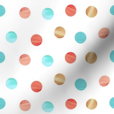 Watercolor Scatter Dots