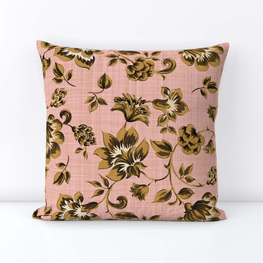 Fleurs de Provence ~ Gilt on Dauphine ~ Linen Luxe 