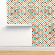 Watercolor Chevron Lattice