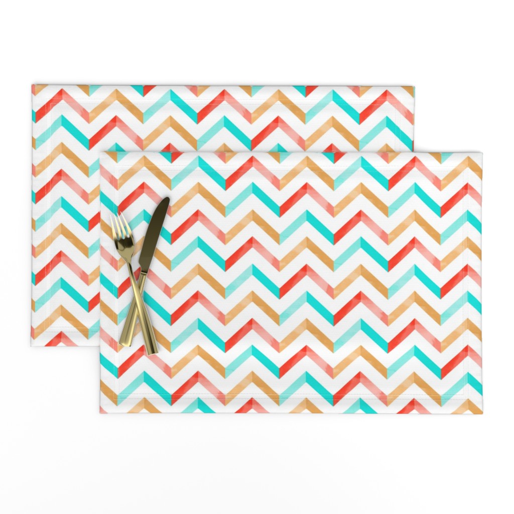 Watercolor Chevron