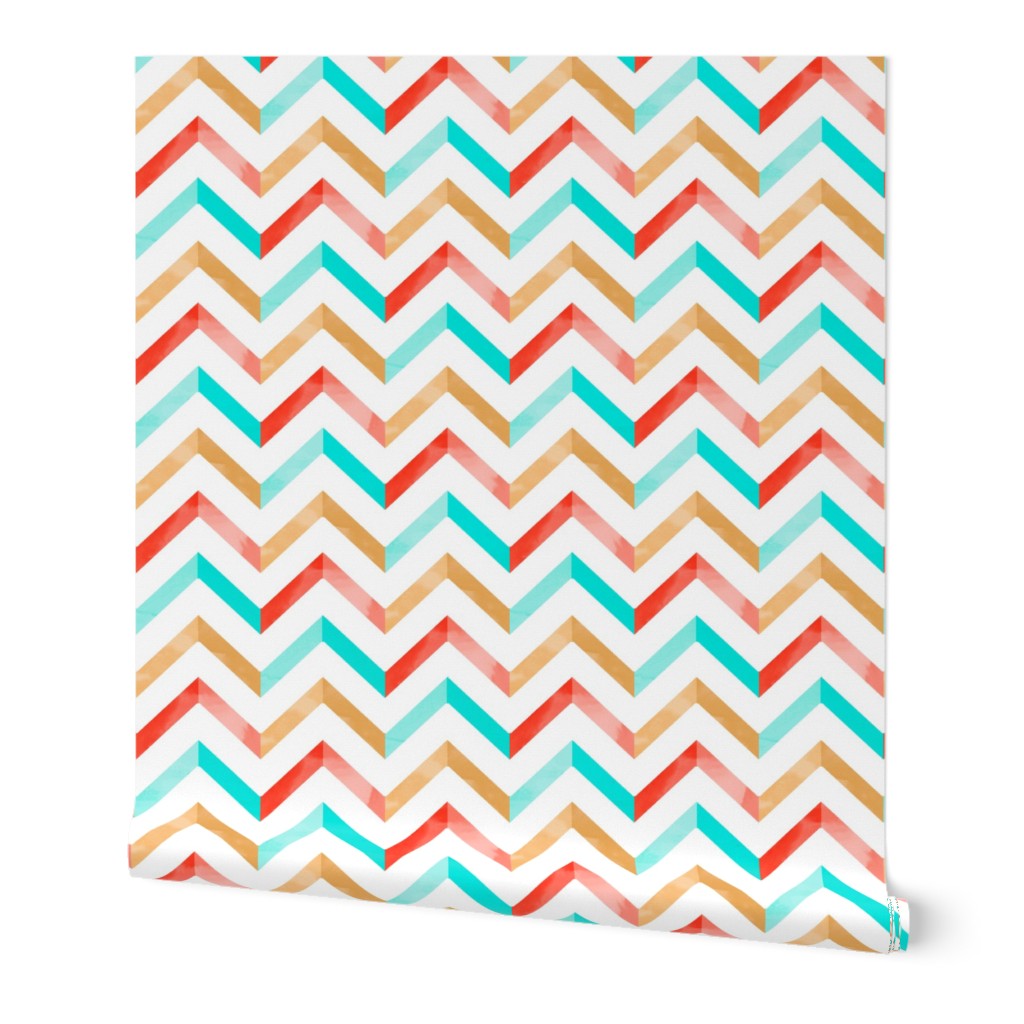 Watercolor Chevron