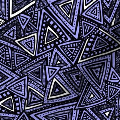 Tribal Triangles (purple)