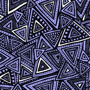 Tribal Triangles (purple)