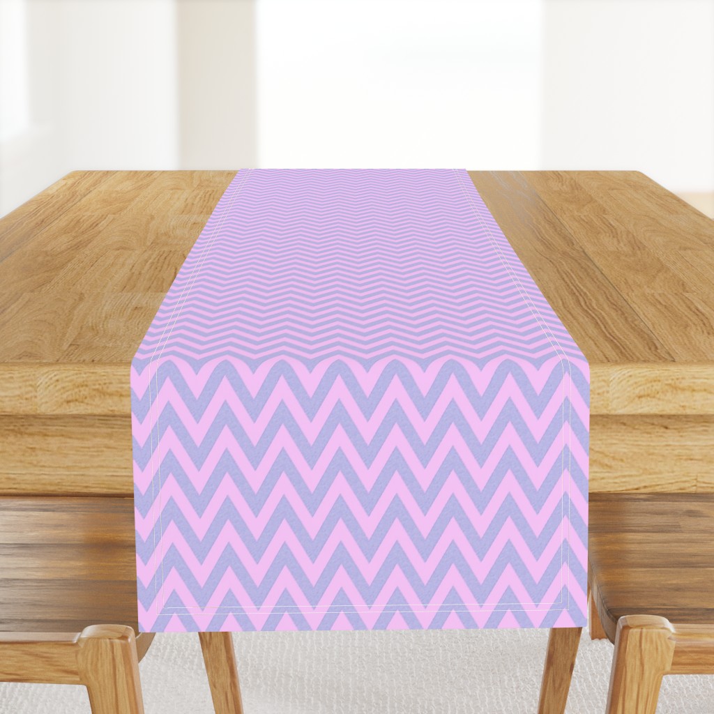  Pink and gray Chevron or herringbone  baby pink and grey linen