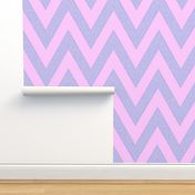  Pink and gray Chevron or herringbone  baby pink and grey linen