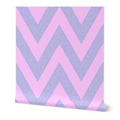  Pink and gray Chevron or herringbone  baby pink and grey linen