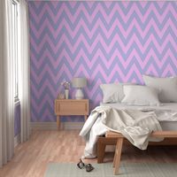  Pink and gray Chevron or herringbone  baby pink and grey linen