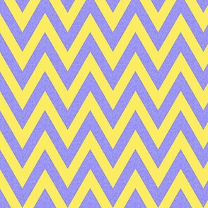 Yellow and Gray chevron / Happy