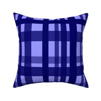 Vibrant Plaid Navy Blue & Light Blue