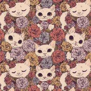 cats & flowers