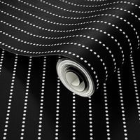 Black and White Dot Pinstripe