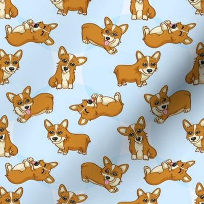 Corgis! (Blue)