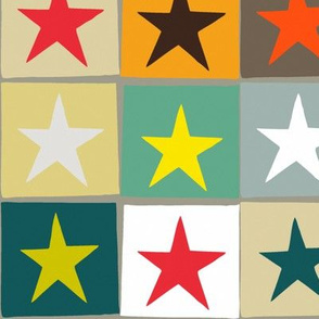 retro boxed stars large