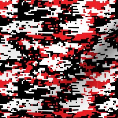 digital camo red